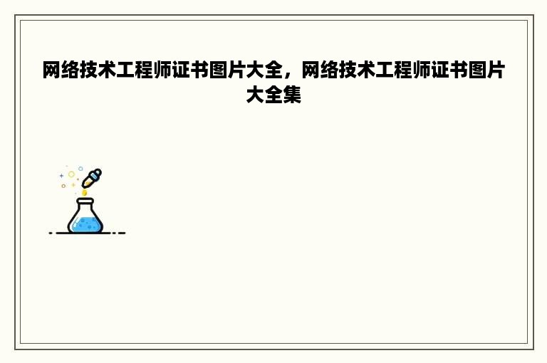 网络技术工程师证书图片大全，网络技术工程师证书图片大全集