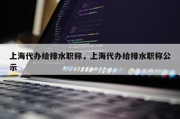 上海代办给排水职称，上海代办给排水职称公示